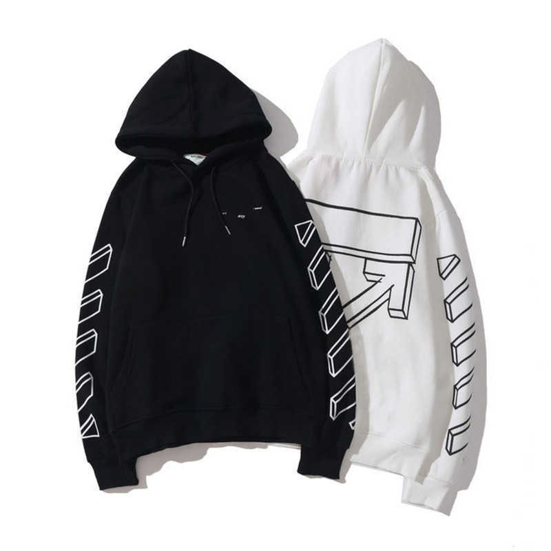 

Men' Sweatshirts Luxury Brands Offs Hoodies Tide Ow Back Tape Arrow Printed Hooded Sweater Loose Mens Womens Religious Oil Painting Hoodie Jacket Sweatshirt Rdhk