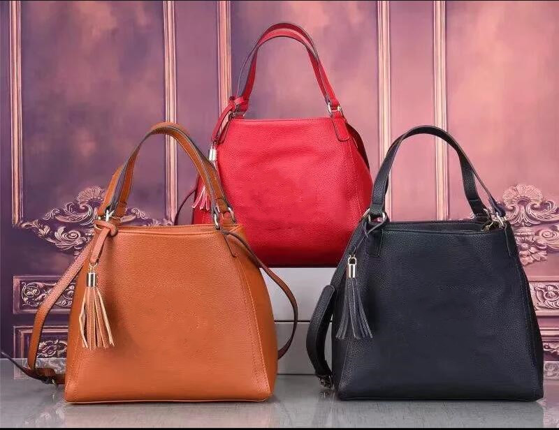 

2021 Fashion Woman Shoulder Fashion HandBags Hasp Wallet Tassel Stone Grain Soft Leather Evening Fold Envelope Bag Wholesale, Red