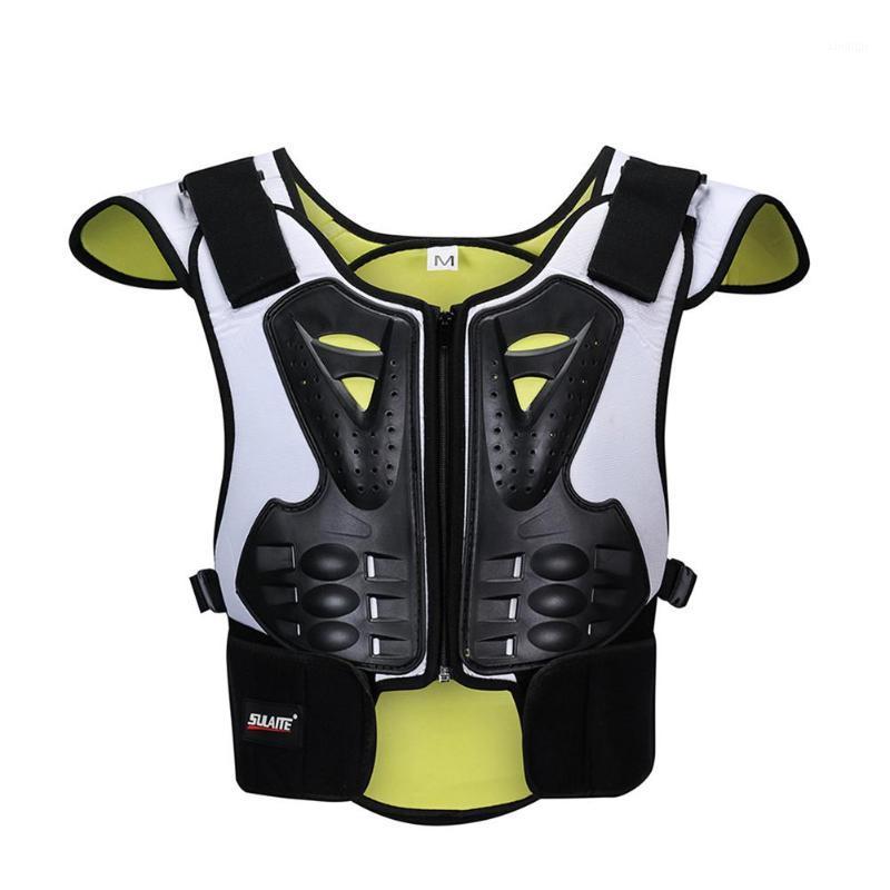 

Reflective Roller Skiing Extreme Sports Protective Gear - Back Chest and Spine Sports Protection1, Yellow white