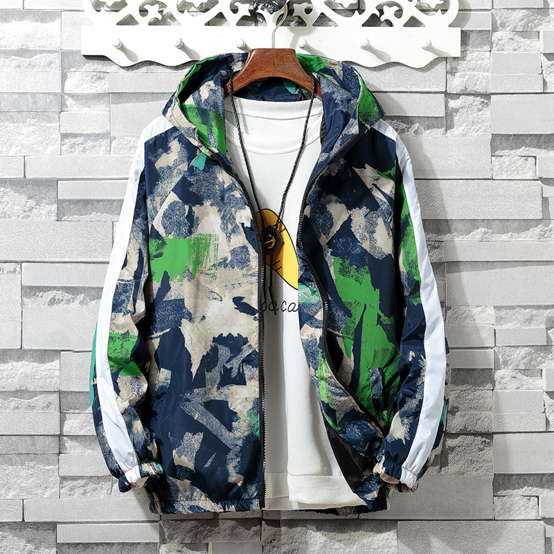 

2021 Spring New Men's, Male Female All-match Matching Hoodie Sports Jacket Color Hfgm, Blue