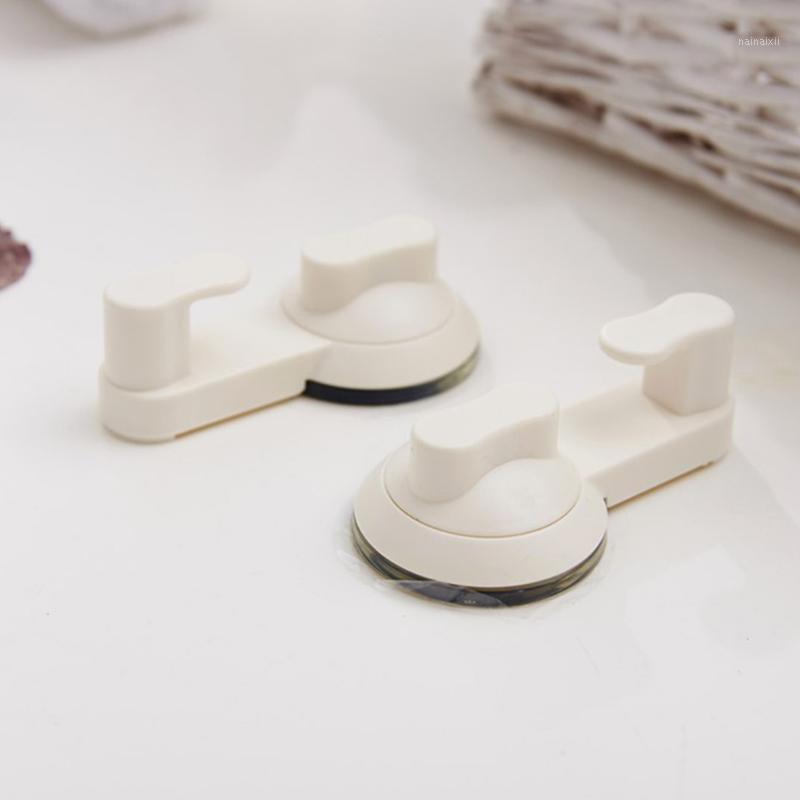 

2pcs Easy Install Bathroom Office Towel Suction Cup Wall Mounted Hooks Accessories Hangers Kitchen Home Adhesive PVC Holder1