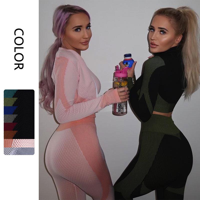 

Sport Suit Woman Seamless Running Tracksuit Sportswear Gym Crop Top Yoga Pant Fitness Clothes Workout Leggings Yoga Set, Yoga3pclgreen