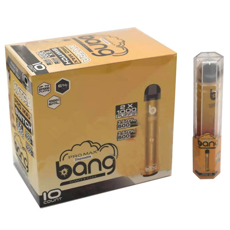 

Pro Bang Switch IN Bar 1 Disposable 2000 Onee 1000mah Kit Max Puffs 2 Battery VS Air XXL Built-in Stick Uroat