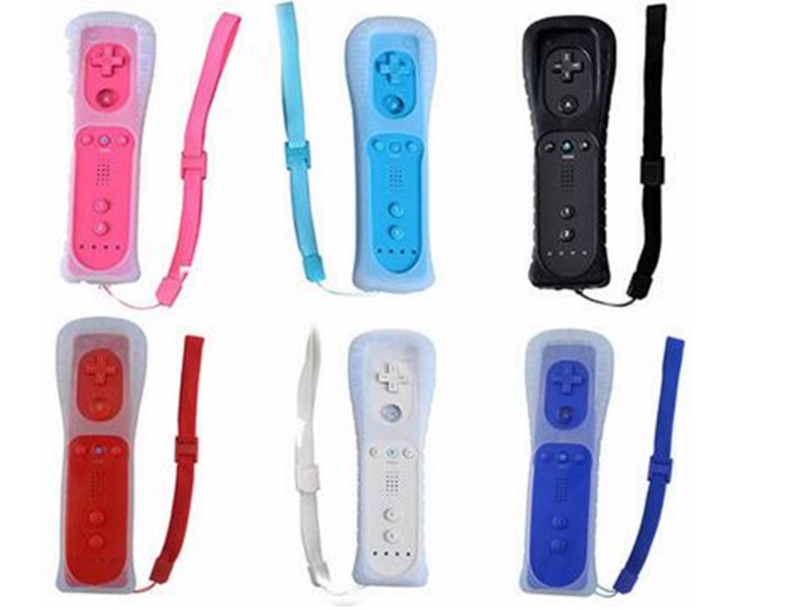 

Wholesaler 100pcs lots 2 in 1 Built in Motion Plus Remote Controller Gamepad for Nintendo Wii Console Game