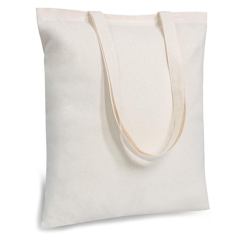 

FGGS-Cotton Tote Bag, Reusable Grocery Shopping Cloth Bags, Suitable For DIY, Advertising, Promotion, Gift, Giveaway(5-Pack, Beige