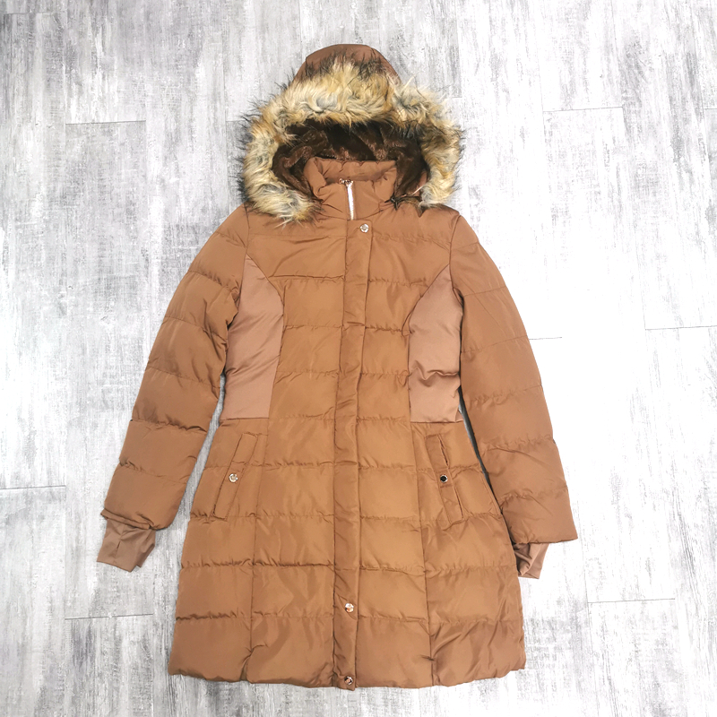 

Winter Active Coat Long Puffy LADY Jacket for WOMEN Hoodie Thickened Padded Outerwear Snowjacket Extremely Cold, Black