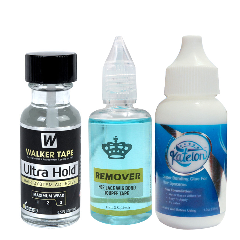 

factory wholesale Walker Ultra Hold Glue and katelon Tape Adhesive For Toupee Wig Hair Replacement System Wig Glue Remover For Lace Wig Tape