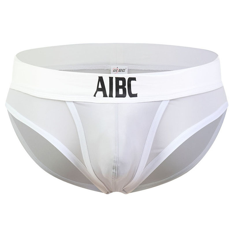 2021 Open Aibc Front Sexy Men Underwear Big Penis Pouch Mens Briefs Low