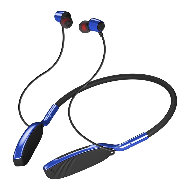 

Bluetooth headphones Earphone Bluetooth tws bluetooth earphone Neck strap 5.0 wireless headphones neck strap sports running neck Headphones, Gold