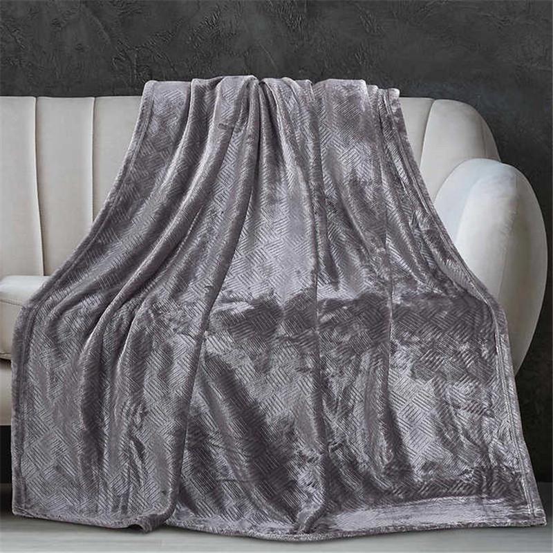 

Winter Soft Warm solid color thicken Jacquard Faux fur Coral Flannel Blanket Sheet Bedspread bed sofa throw blankets