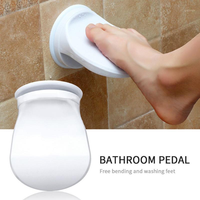 

1PC Bathroom Shower Foot Rest Shaving Leg Step Aid Grip Holder Pedal Step Suction Cup Non Slip Foot Pedal Wash Feet 10CM1