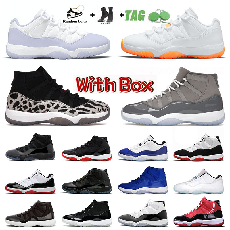 2022 New Arrival Jumpman 11 11s XI Mens Womens Sports Basketball Shoes Cool Grey High Animal Instinct Designer Sneakers Violet Low Legend Blue Train