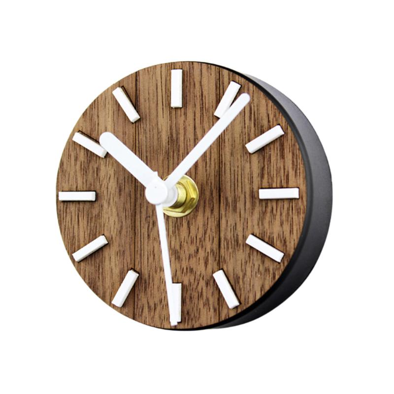 

Home Wall Decoration Kitchen Refrigerator Wall Clock Reloj De Pared Retro Kitchen Simple Small Round Sticker Clock