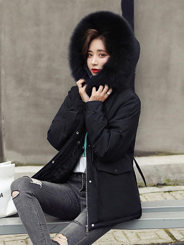

winter clothes women 2020 plus size winter coat women clothing Slim Cotton coats Casual parka Sustans ladies coats, Beige