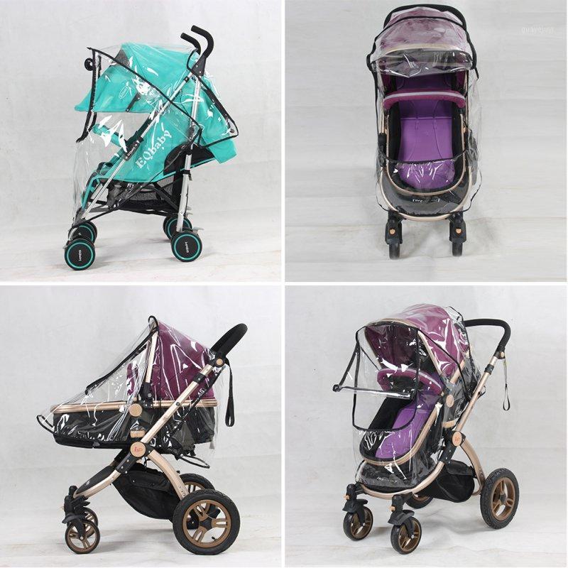

Wholesale- Universal Baby Canopy Waterproof Rain Cover Wind Shield Most Stroller Pushchairs L071