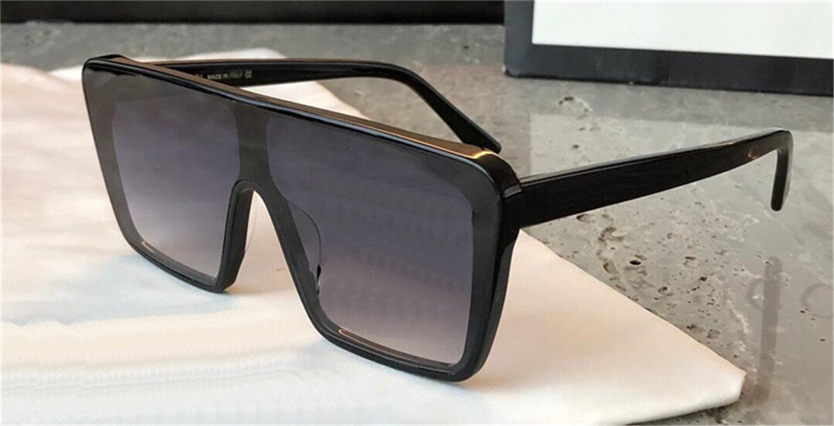 

New fashion design sunglasses 0702S square frame shield lens popular and generous design style uv400 protective glasses top quality, White;black