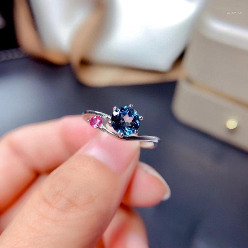 

Best Gift Real and Natural Topaz ring Natural real topaz rings Free shipping 925 sterling silver Ring1