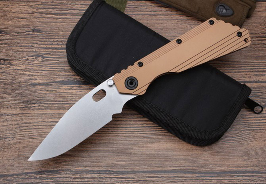 Strid SMF Bronze Age Folding Knife D2 Steel Tactical Hunting Outdoor Self Defense Survival BM42 UT85 Mic BM 3400 9400 940 Pocket Knives Ad15 Ad10-image-583045159