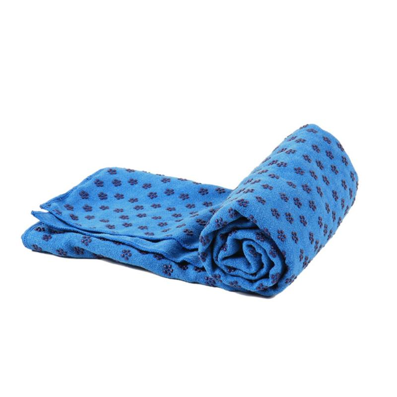 

Non-Slip Yoga Mat Towel Absorb Sweat Prevent The Inhalation Of Bacteria Safety And Comfort Of The Movement 1 Pcs, Blue