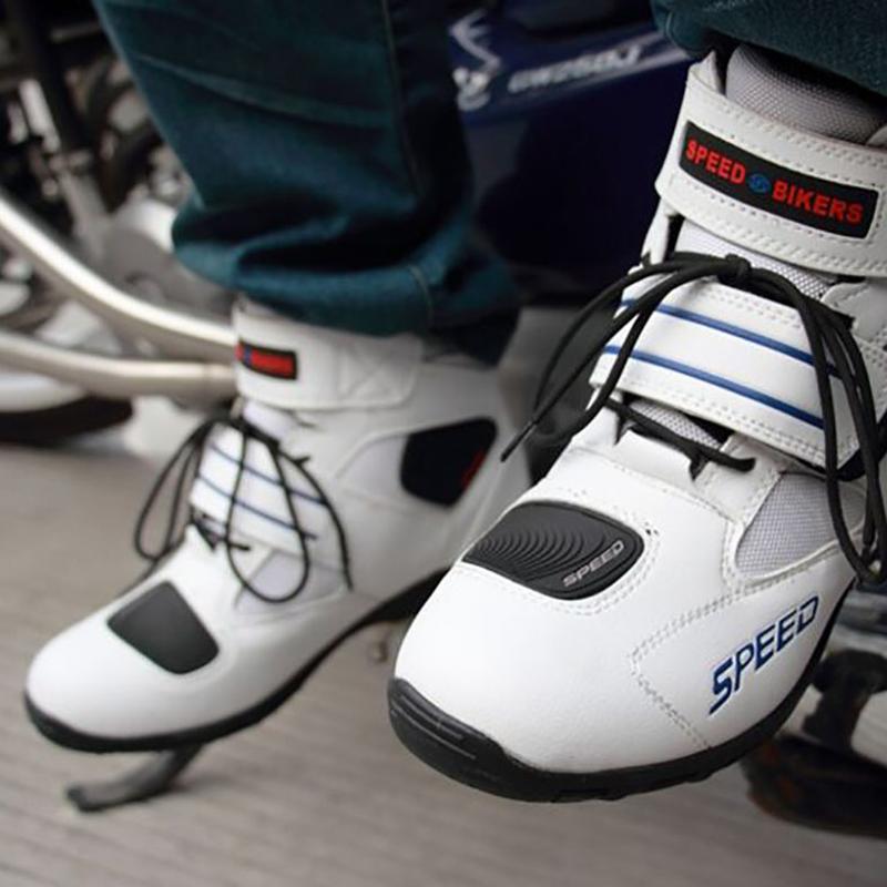 

motorcycle shift gear boots Motocross botas motorbike Non-slip motorboats racing female male shoes