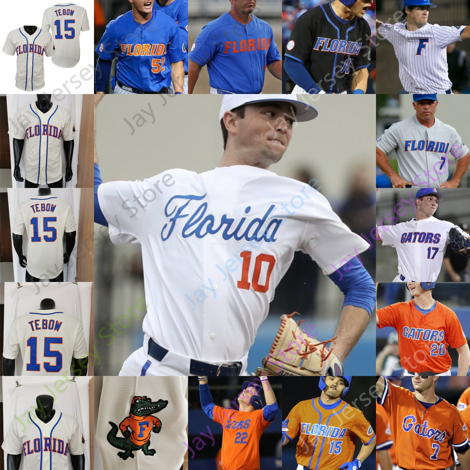 

NCAA College Florida Gators Baseball Jersey Pete Alonso Zunino Wyatt Langford Sterlin Thompson Tucker Talbott Colby Halter Rene Lastres Riopelle Barco Ficarrotta, Black