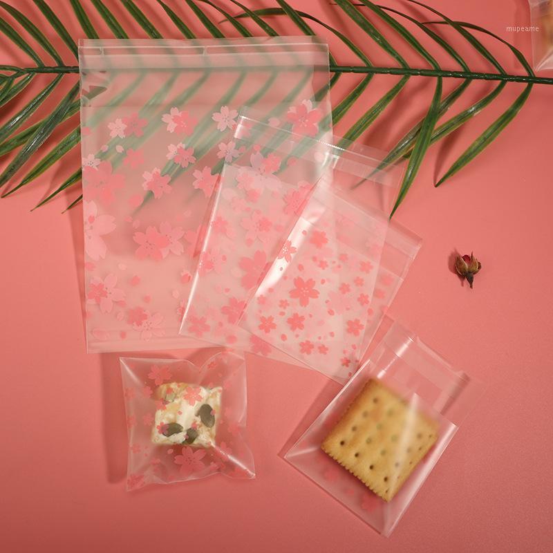 

100pcs/lot Snack Packaging Bag Frosted Party Wedding Homemade Baking Cookie Wrap Biscuit Plastic Bags Candy Bag1