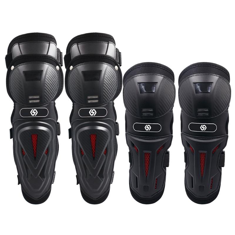 

Motorcycle Protective Gear Knee Pads Elbow Protector Motocross Skating Knee Prot 77HF