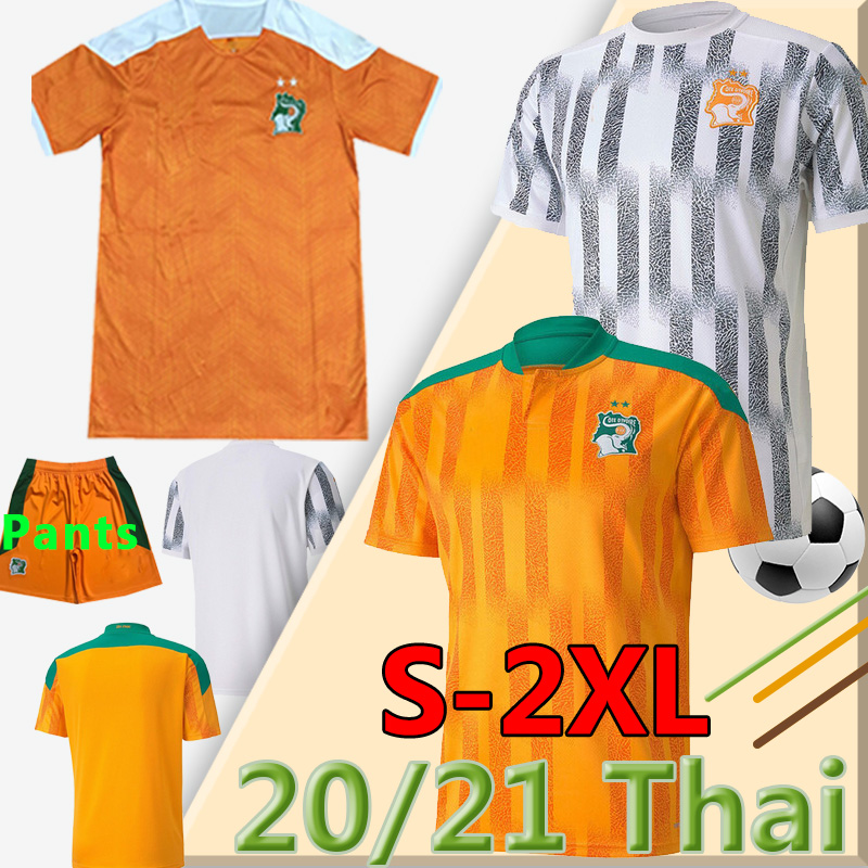 

2020 2021 Cote d Ivoire Soccer Jerseys national team ivory coast jersey DROGBA KESSIE ZAHA CORNET MEN homme Maillot de foot football uniform, Ketediwa 20 21 home pants
