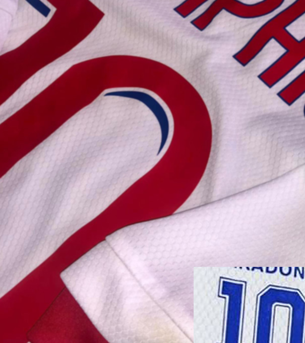 

number 10 / number 9 custom patches provided