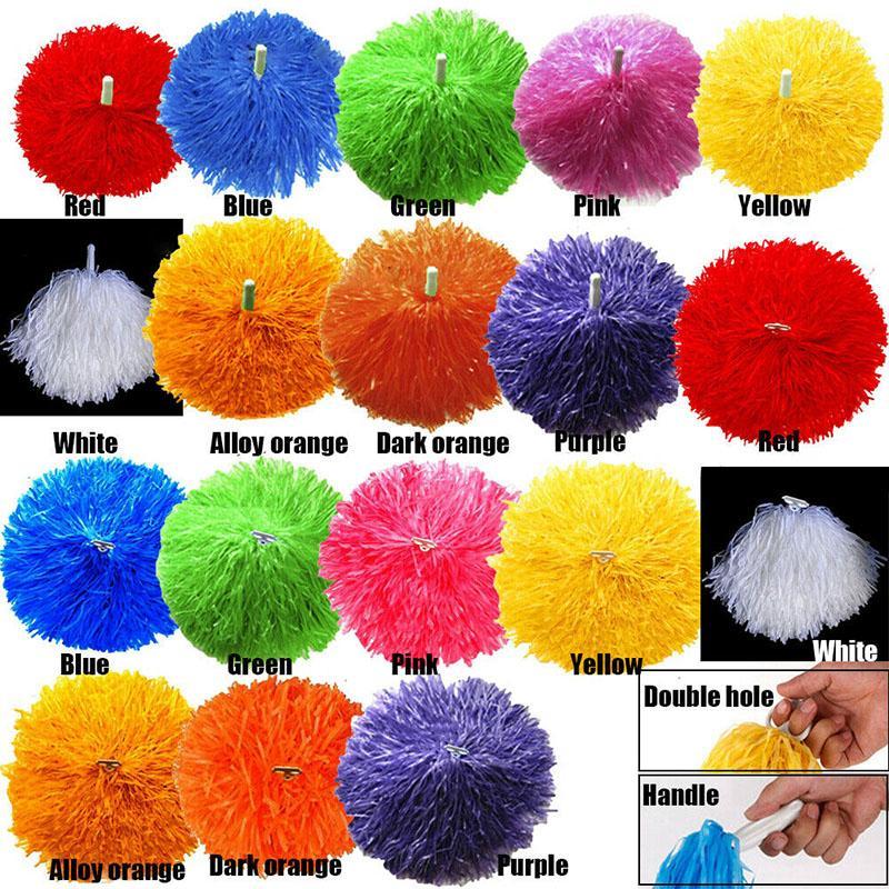 

2pcs Girls Cheerleader Pom Poms Cheerleading Cheer Dance Party Club Decor EDF881