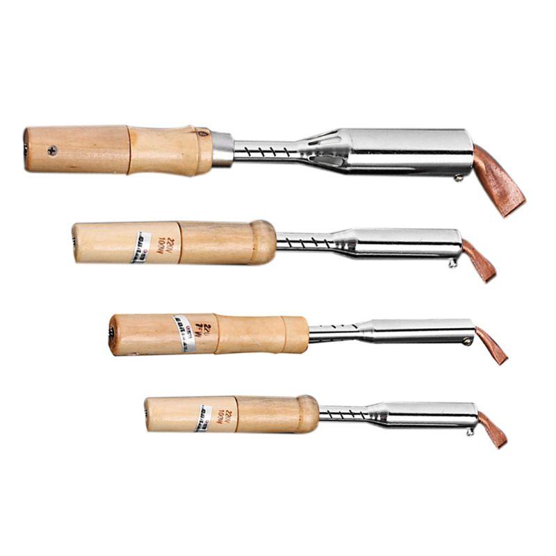 

Electric Soldering Iron 75W 100W 150W 200W Soldering Iron Chisel Tip Wood Handle NEW