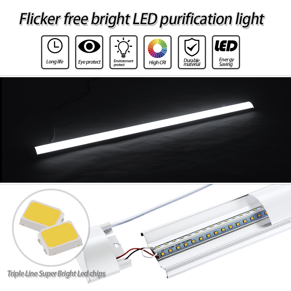

120cm LED Batten Linear Tube Light Ceiling Lamp Cool White 6000K 110V