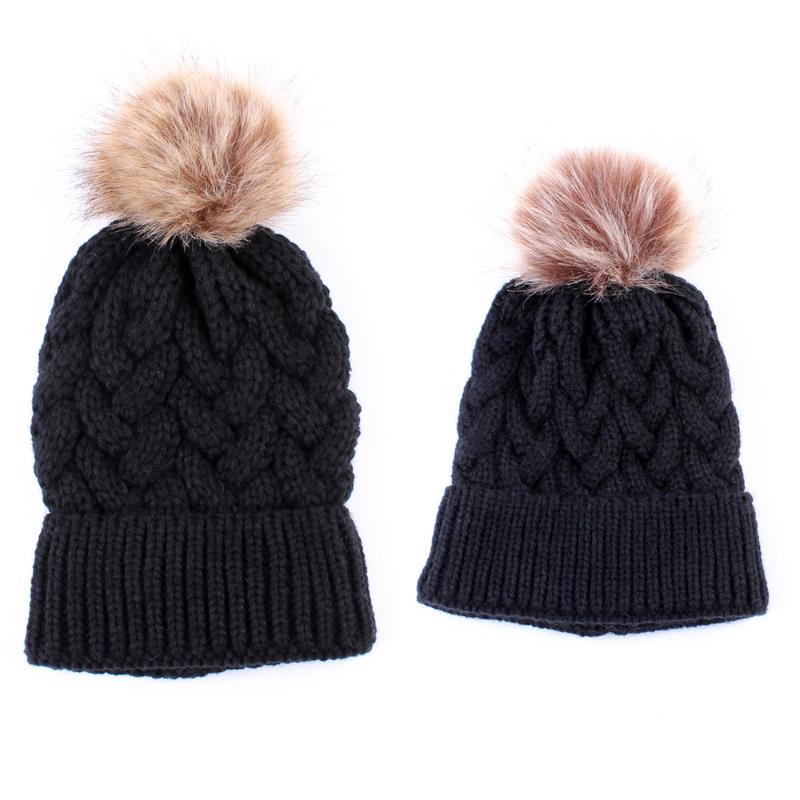 

Pudcoco Winter Autumn Women Baby Kids Girl Winter Warm Adorable Toddler Knitted Crochet Beanie Hat Cap Hot Sale, White