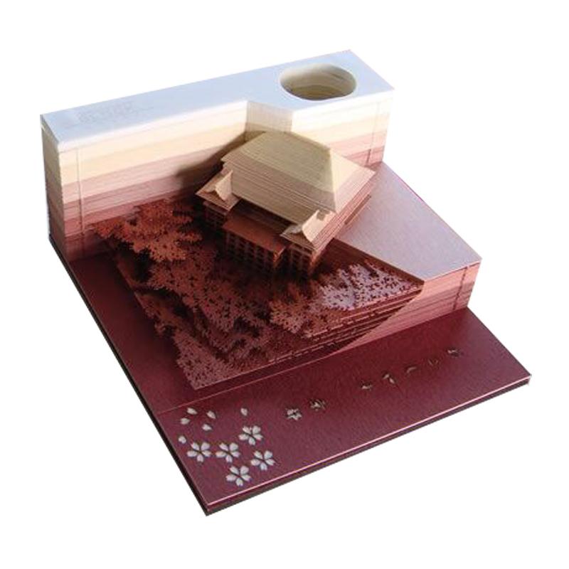 

DIY Scrapbooking Omoshiroi Block 3D Convenience Stickers Papers Card Craft Japan's Creative Stereoscopic Sticky Note Paper