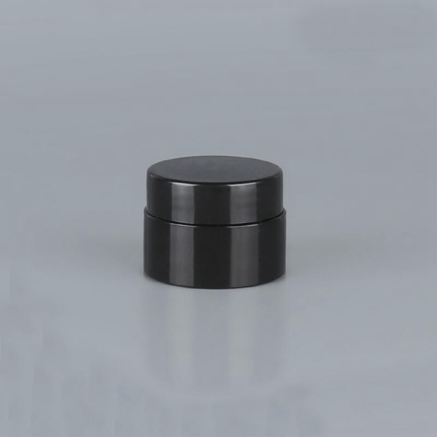 

Black Empty 5 Gram 5ML Plastic Pot Jars Cosmetic Sample Empty Container Screw Cap Lid for Make Up Eye Shadow Nails Powder RRD3053