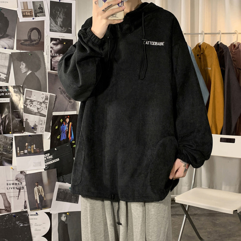 

2021 Male Spring and Winter Sweet New Hoodie Sweater Men's Clothes 11HY, Apricot