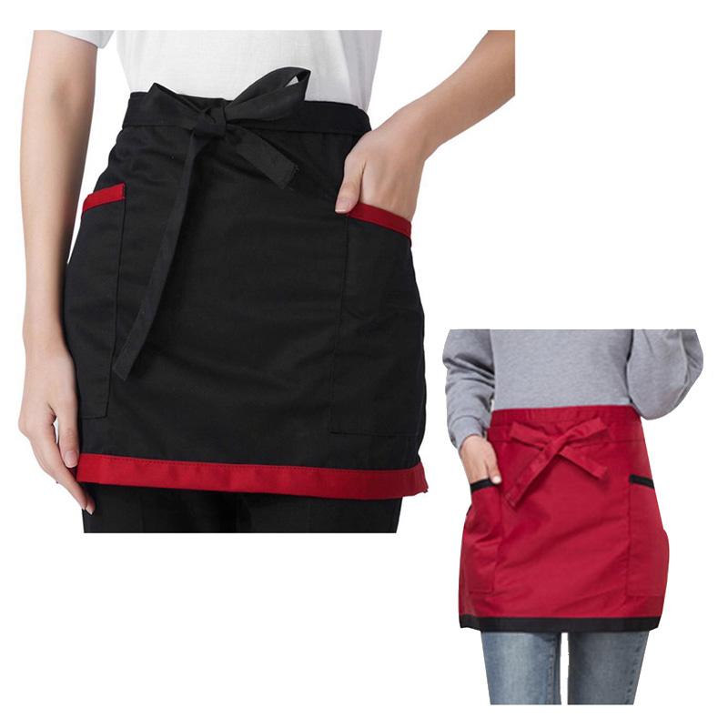 

Aprons Universal Half Short Apron For Kitchen Cooking Bar Cafe Pub Waiter