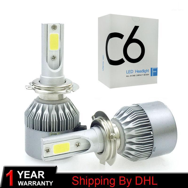 

2Pcs New Arrival Car Light C6 LED H4 9003 2 H1 H3 H8 H11 H7 Led Lamp Auto Headlight Bulbs Headlamp 7600lm 6500k Lights1