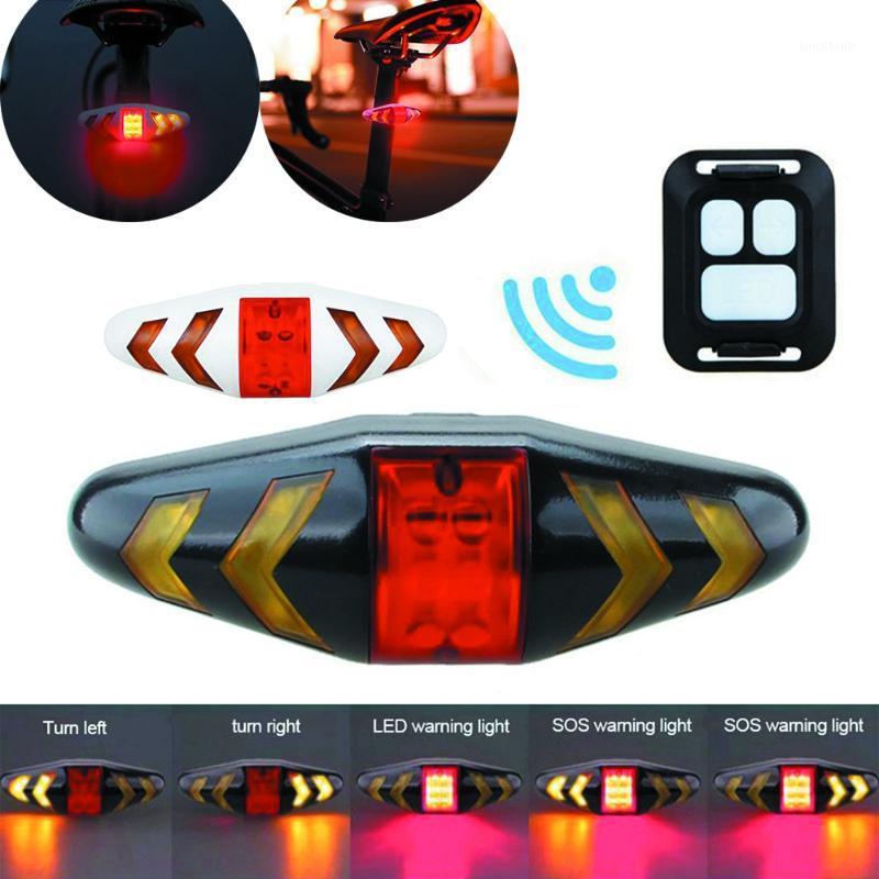 

Durable waterproof bicycle turn signal wireless remote control mountain bike tail light flashing headlight1