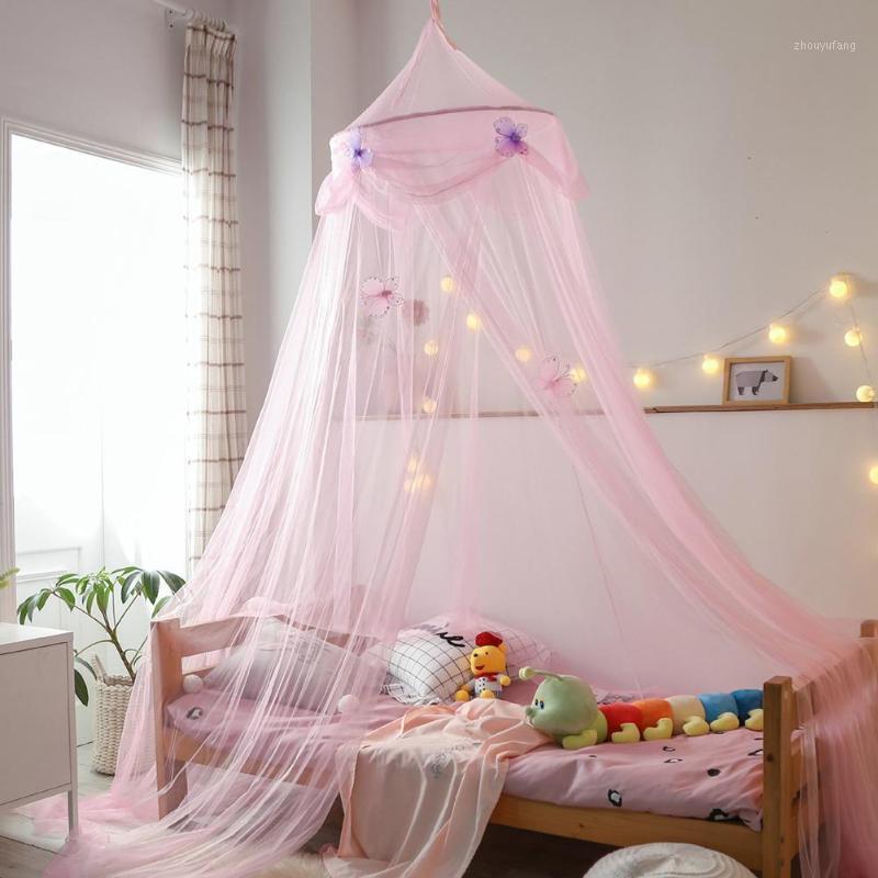 

Mosquito Net Nordic Bed Canopy Star Butterfly Tulle Kids Baby Dome Curtain Hanging Tent Home Decor