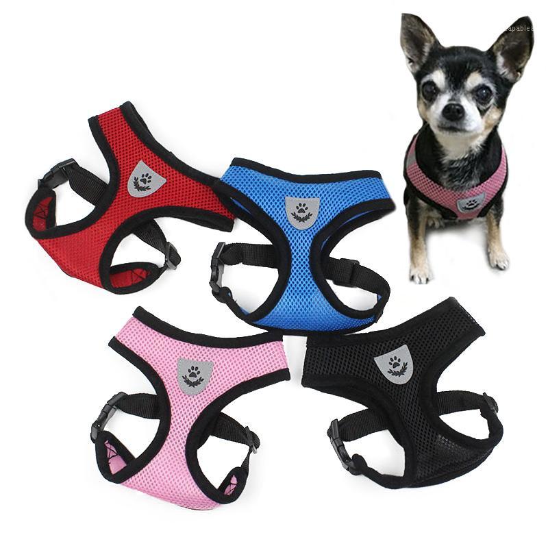 

Adjustable Pet Dog Leads Chest Straps Small Pets Basic Halter Harness Puppy Dog Cat Harness And Leash Set1