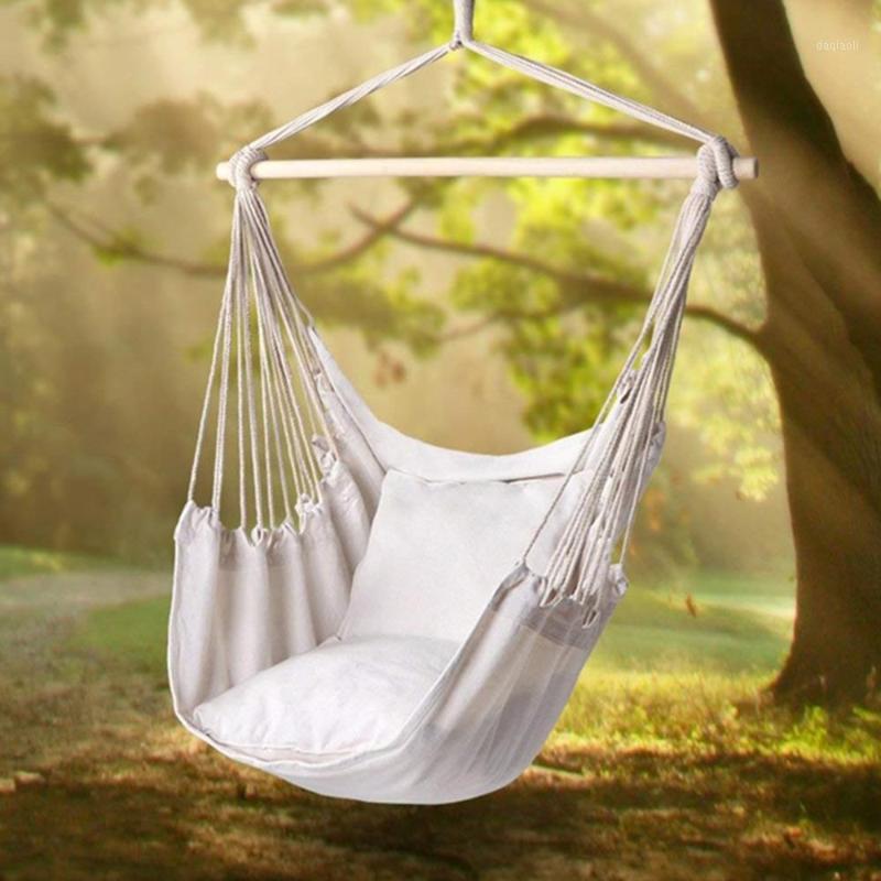 

Hammock Chair Swing Strong 5 Color 150kg Furniture Adult Cradle Relax Student Hammock Dorm Dormitory Hanging1