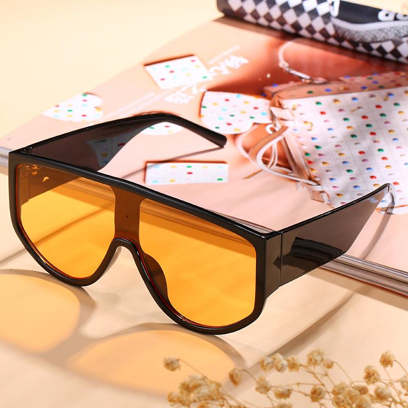 

One piece big size sunglasses Personality and American fashion sunglasses