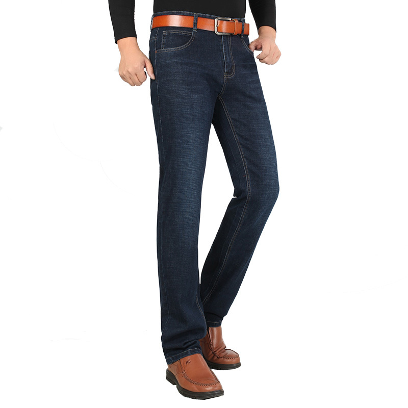 

Black Jeans Men Stretch Brand Denim Trousers Male Pants Cowboys Elastic Long Jeans Plus Size Blue Big Tall Mens Clothing 210518