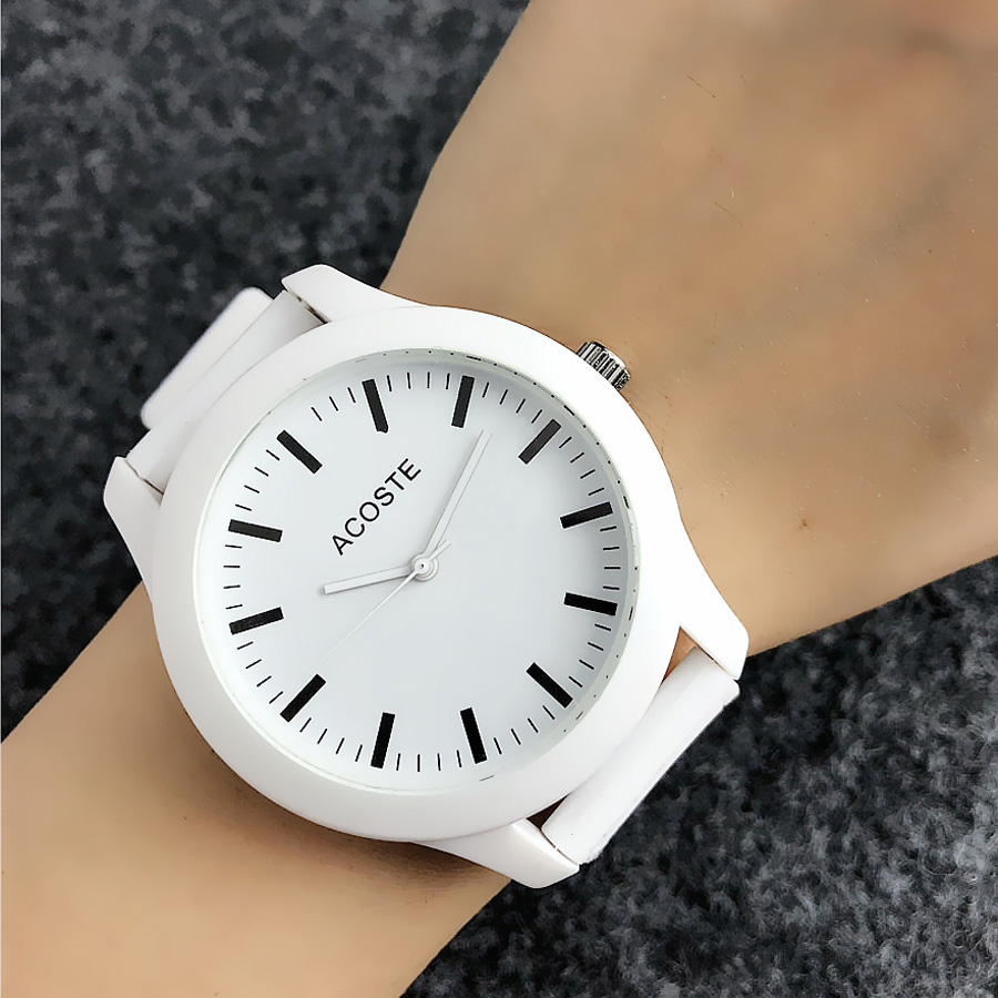 

Crocodile Brand Quartz Wrist watches for Women Men Unisex with Animal Style Dial Silicone Strap LA06, Slivery;brown