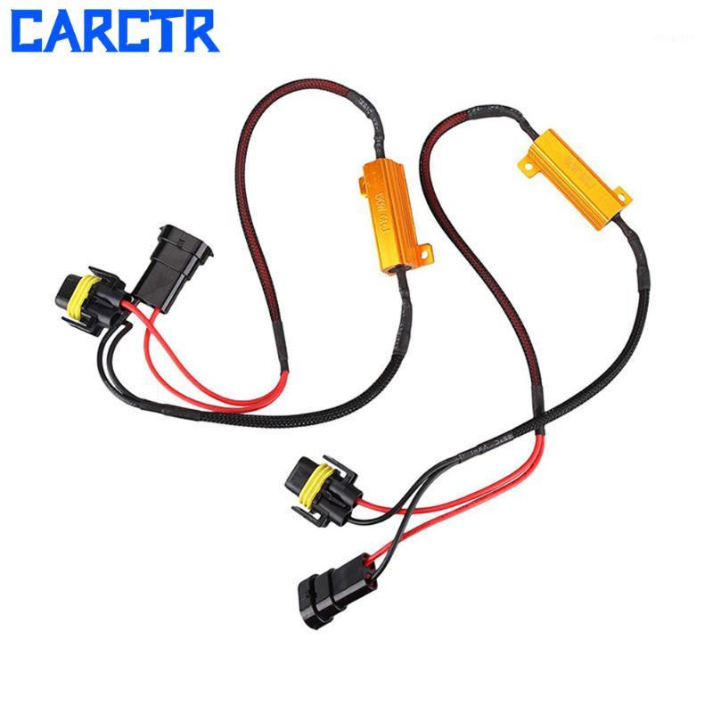 

CARCTR 1 Set Car LED Headlight Decoder H8/H9/H11 50W 6/8Omega Ultra High Frequency Car Fog Lamp Modified LED Lamp Decoder1