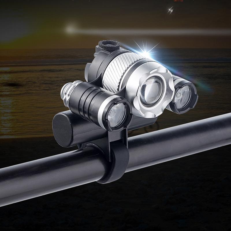 

USB Rechargeable Bike Light Bicycle Headlight with Four Different Lighting Modes for Mountain Biking Road cycling and Commuters