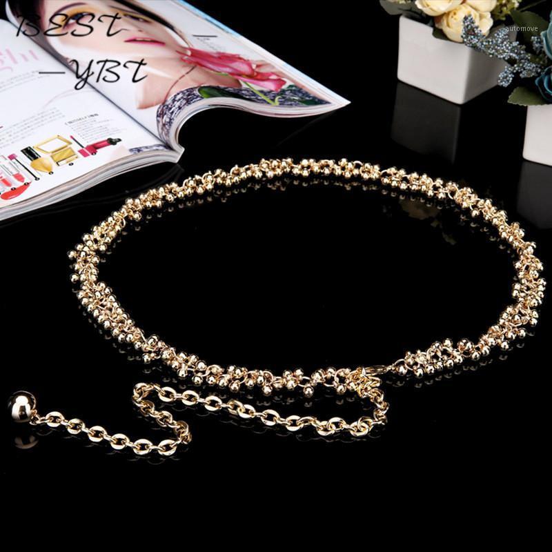 

Korean versio metal thin belt female waist chain girls fashion wild accessories high quality buckle boutique belts for women1, Black