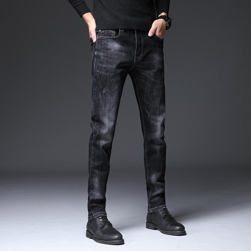 

2020 Men Jeans Design Biker Jeans Strech Casual Denim Jean For Men Hight Quality Cotton Male Long Trousers Size -38, 768