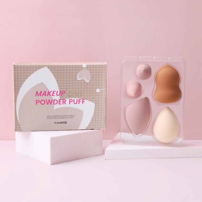 

Professional Cosmetic Puff Non-latex Makeup Sponge Face Foundation Concealer Powder Cream Blending Sponges Set for Women's